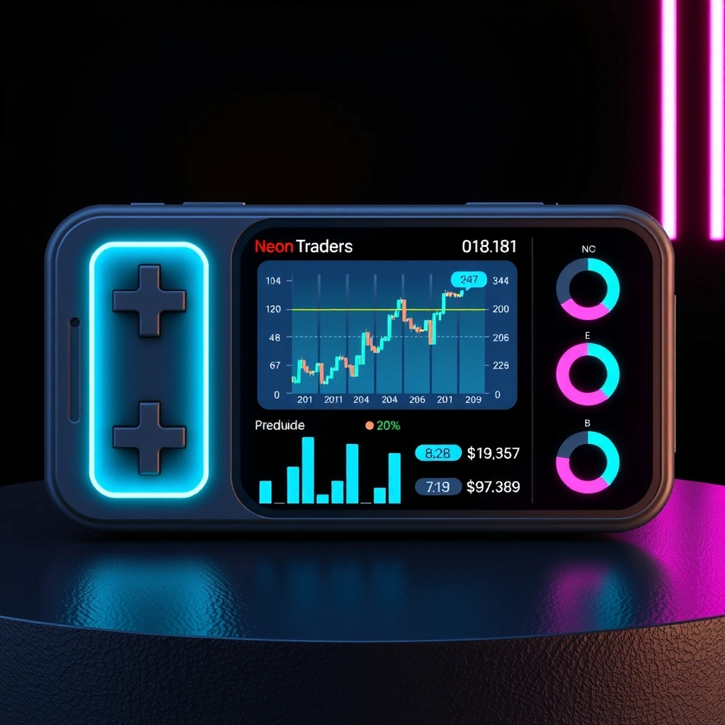 Neon Traders mobile game